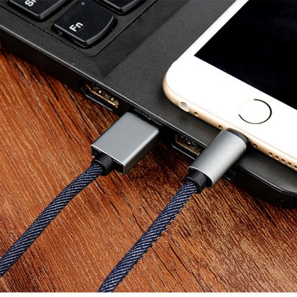 Jean fabric apple lightning cable - Picture 3 of 3